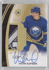 2020 Upper Deck Ultimate Collection Pro Threads /49 Victor Olofsson Patch Auto