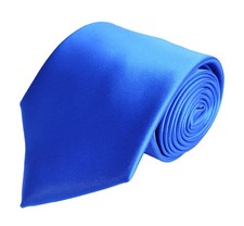 BERLIONI ITALY FANCY MATCHING NECKTIE SET SOLID DESIGNER ROYAL