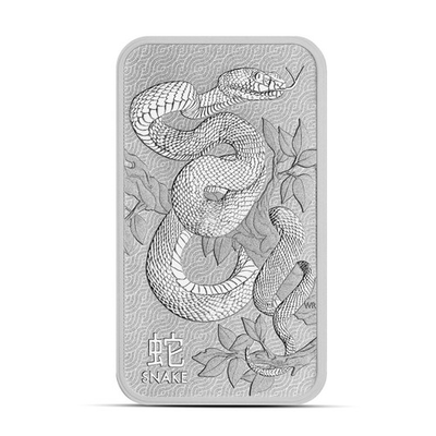 #ad 2025 1 oz Perth Snake Silver Bar $111.92