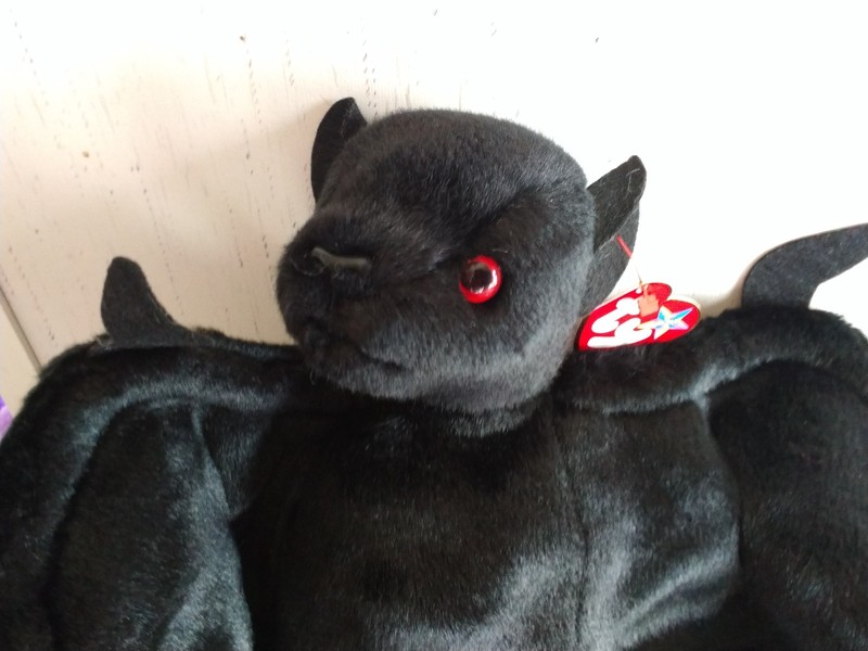Ty Beanie Buddy BATTY Black Bat  new cond.