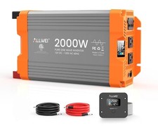 2000W Pure Sine Wave Inverter 12V DC to 120V AC Converter