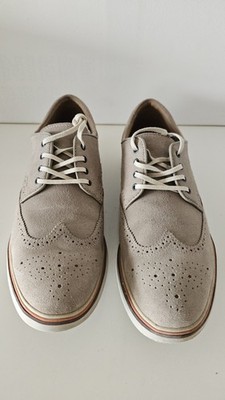 Geox Respira Herren Schuhe,  Gr 44, Beige, Rauleder, Neuwertig
