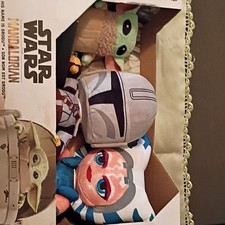 Star Wars The Mandalorian Plush Set Grogu The Mandalorian Ahsoka Tano