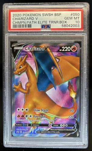 2020 Pokemon SWSH Black Star Promos Charizard V #SWSH050 PSA 10 GEM MINT