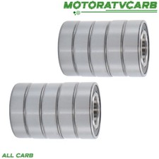 ALL-CARB 10× 6205-2RS Deep Groove Ball Bearing 25×52×15mm Double Rubber Seals