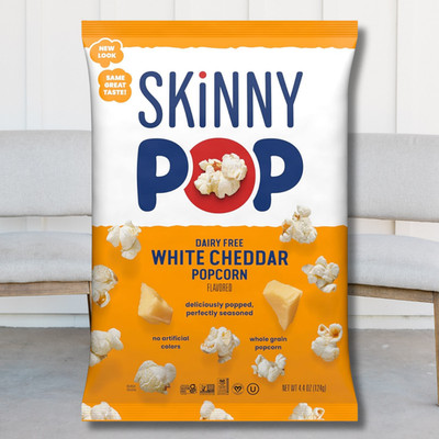 White Cheddar Flavor Popcorn 4.4 Oz 12pk