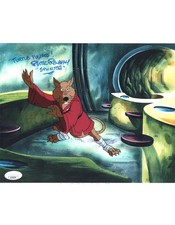 Peter Renaday signed 8x10 Photo Master Splinter Teenage JSA Authentication