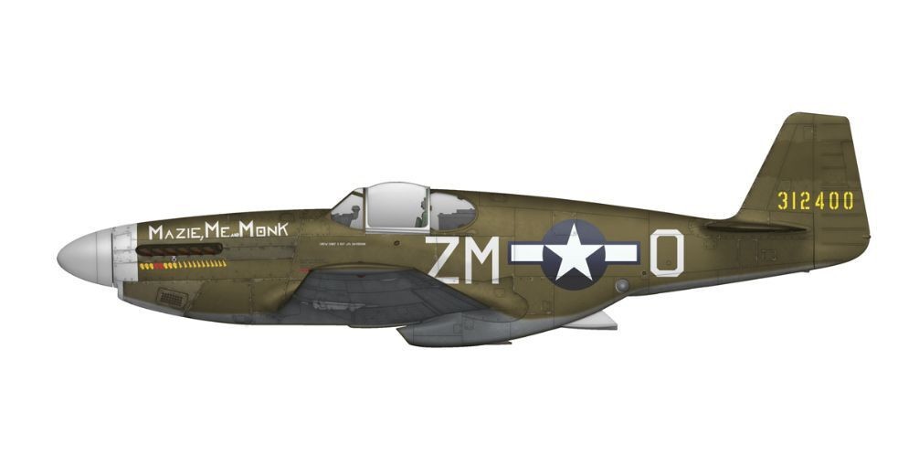 F-6C Mustang Arma Hobby 1/72 maquette plastique pour diorama aéronautique de la guerre