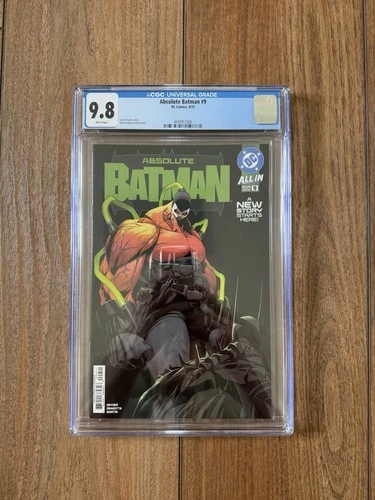 🔥 Absolute Batman #9 CGC 9.8 Grade Cover A 1st Print Nick Dragotta Cover 🔥