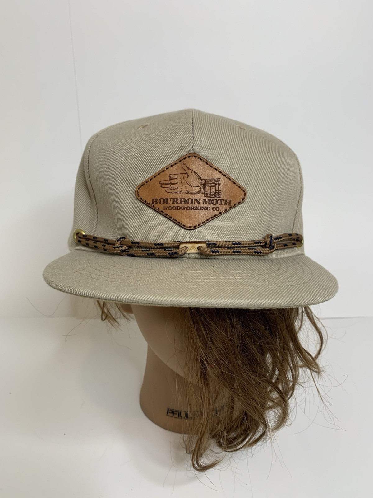 Findlay SnapBack Wool Hat Leather Patch Bourbon M… - image 1