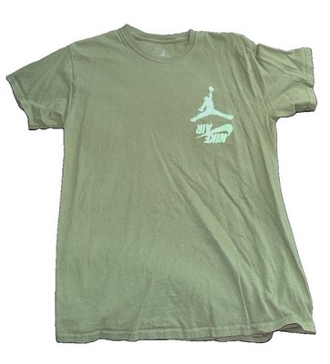 Size M-  Travis Scott Nike Air Jordan Cactus Jack Highest T Shirt Olive Green