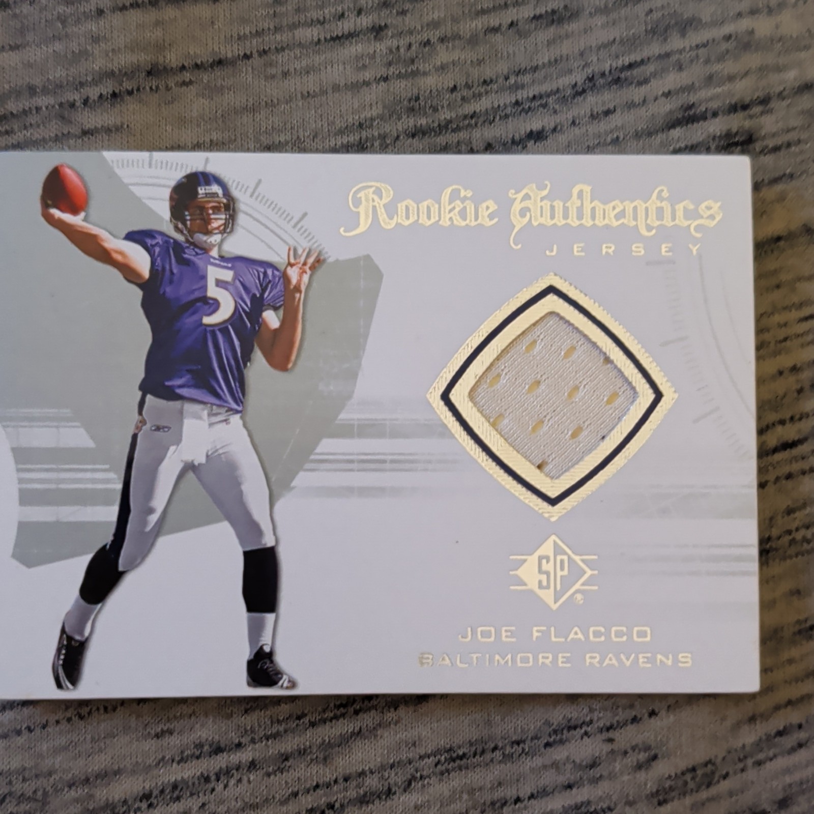 Joe Flacco SP Authentic Rookie Authentics Jerseys #RA8 Base
