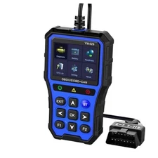 2-in-1tooth Check Engine Code Reader with Reset, Clear Error Codes, Blue