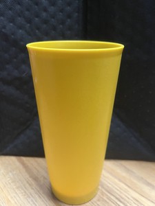 Vintage Tupperware #1348 Harvest Yellow 16oz