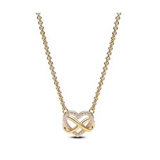 Gold Necklaces For Womens Heart Infinity Chain & Pendant Necklace