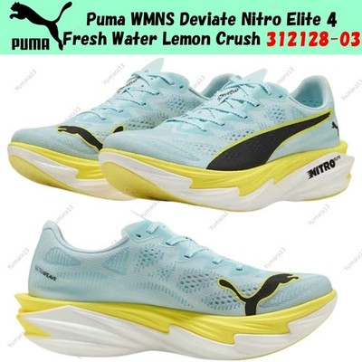 Puma WMNS Deviate Nitro Elite 4 Fresh Water Lemon Crush 312128-03 Women's Size