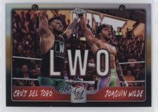2025 Chrome WWE Tag Team Black & Gold Refractor 3/13 Cruz Del Toro Patch 1ff8