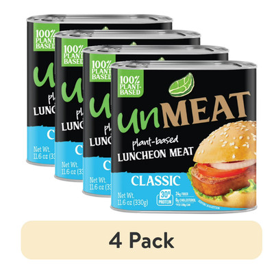 (4 pack) unMEAT Luncheon Meat-Style, 11.6oz Can