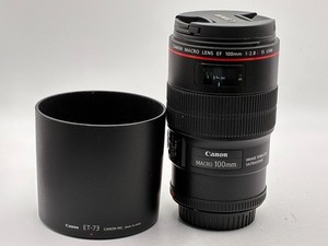 CANON EF 100mm 1:2.8L IS USM LENS - E F MACRO 100 mm f/2.8 L - VERY GOOD