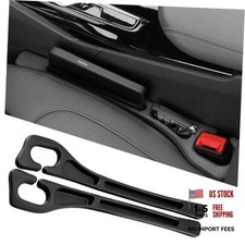 Car Seat Gap Filler 2-Pack, Universal Car Seat Gap Filler Organizer, Seat black