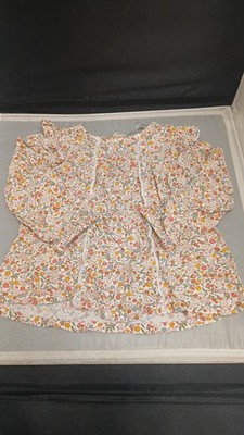 Primark Baby Girl's Top Blouse Shirt Multicolor Size 12 Floral Print Ruffled