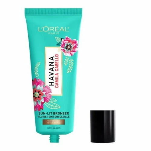 L Oreal Paris X Camila Cabello Havana Sun-Lit Liquid Bronzer Medium-Deep 1.35 - Image 2 of 2