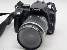 Canon EOS Digital Rebel XT DS126071 Black DSLR Camera w EF-S 28-90mm Lens Tested