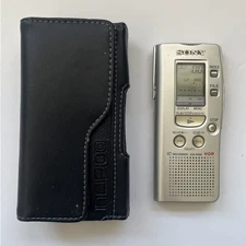 Sony IC Recorder ICD-R100 Digital Recorder Dictaphone Voice Memo Silver Tested