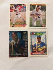 (4) manny Ramirez ROOKIES-1992 Upper Deck, DS, topps, 1993 UD Electric diamond