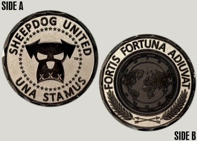 Sheepdog United Fortis Fortuna Adiuvat Challenge Coin 2#19