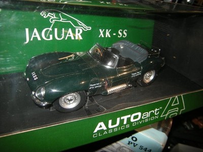 1:18 Autoart Jaguar XK-SS green/grün 1956 in OVP-SELTEN/RARE-