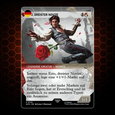 MTG - Ezio, Brash Novice/Ezio, dreister Novize - ACR - Deutsch - NM