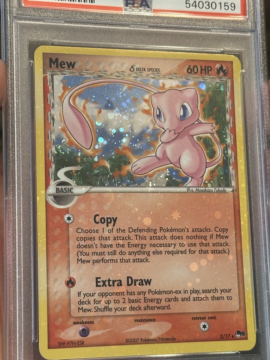 Mew (Delta Species) 003/017 POP Series 5 Holo for sale