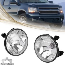 Pair For 07-13 Chevy Avalanche Suburban Tahoe Gmc Clear Fog Lights Driving Lamps Pair For 07-13 Chevy Avalanche Suburban Tahoe Gmc Clear Fog Lights Driving Lamps