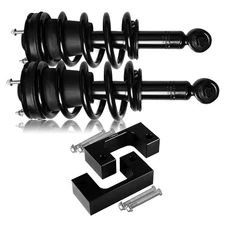 PICKOOR 2" Front Leveling Kit & 2X Front Complete Struts For Chevy Silverado