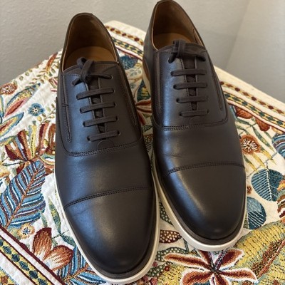 New Allen Edmonds # 7392 Carson Mahogany Oxfords Men's 11.5 D