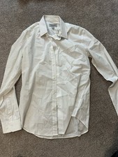 Express Slim Medium M Button Down White Men s