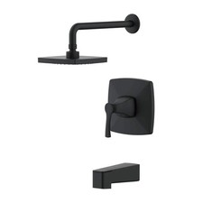 Glacier Bay Calandine Single-Handle Tub Shower Faucet Matte Black- SEALED