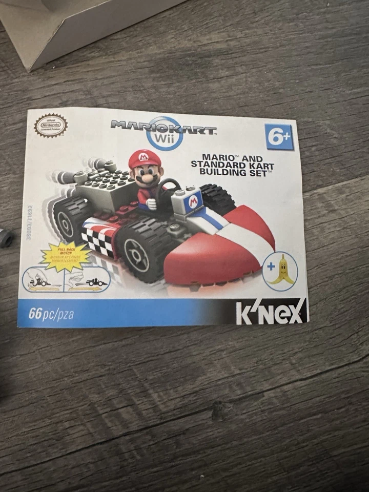 Knex Mario Kart Wii Mario y Bicicleta Estándar Juego de Construcción más extras Foto 3 de 4