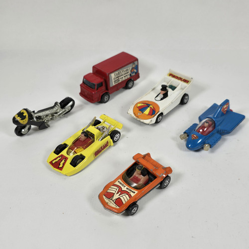 Corgi DC Comics Lot of 6 Wonder Woman Penguin Superman Shazam Diecast - Picture 1 of 13