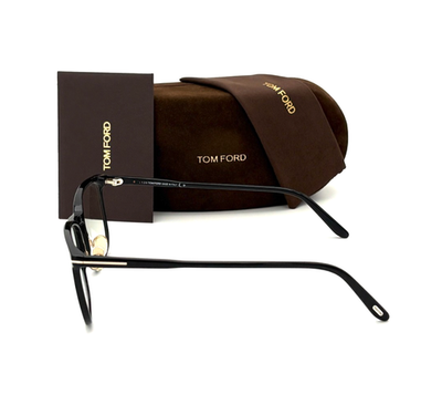 Tom Ford FT5699-B 001 Black / Clear Blue Block 55mm