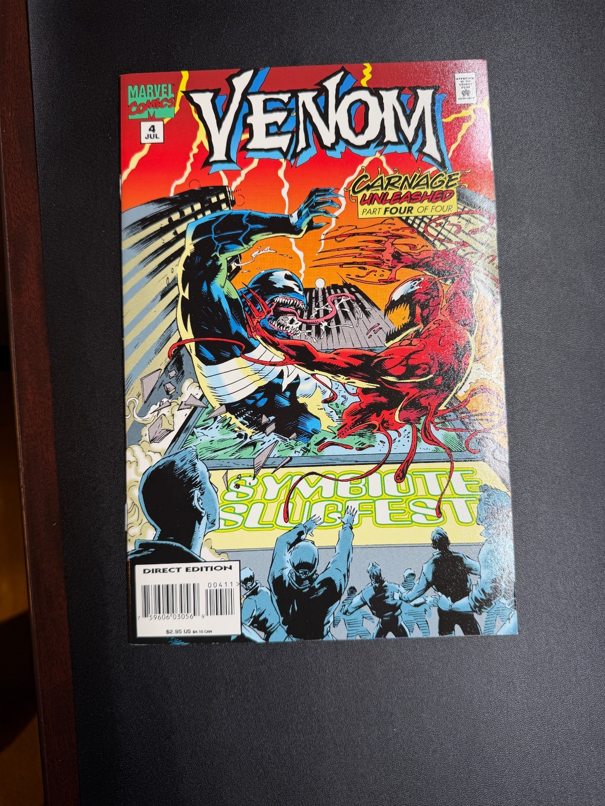 Venom: Carnage Unleashed #4 (Marvel Comics July 1995) VF/NM beautiful copy