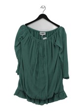 SABO Skirt Women's Top UK 4 Green 100% Polyester Tunic New with tags