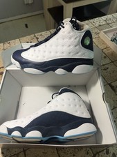 Jordan Air Jordan 13 White Navy High Top Lace...