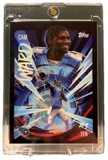 2025 Topps Chrome Cam Ward Rookie Ultra Violet-2 Tennessee Titans NFL Case Hit