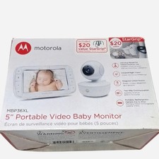 Motorola MBP36XL Portable Video Baby Monitor - White