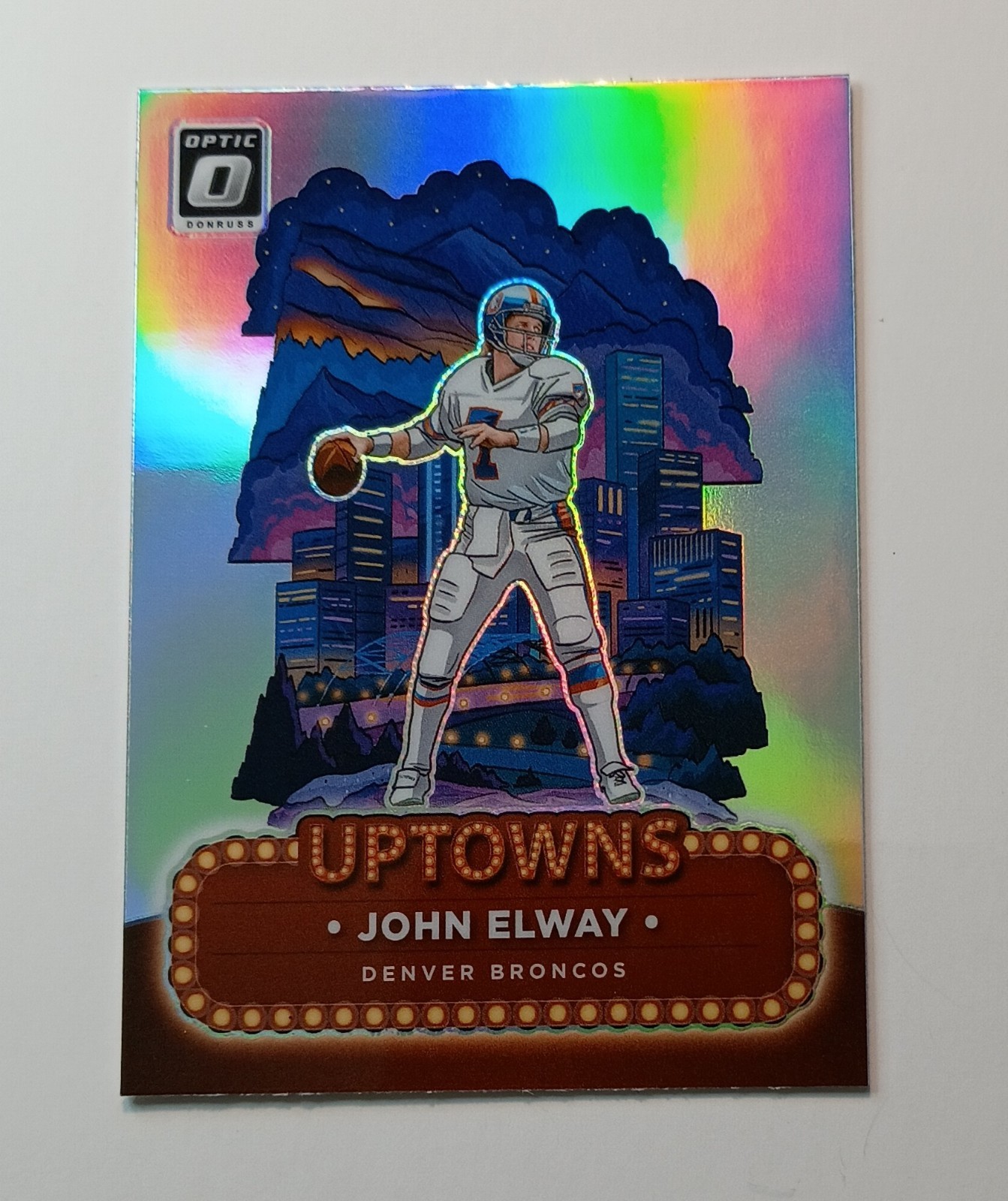 2024 PANINI DONRUSS OPTIC JOHN ELWAY UPTOWNS #23 DENVER BRONCOS