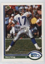 1991 Upper Deck Dave Krieg #170 11gl
