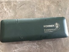 HOHNER Chromonica 270/48 C Chromatic Harmonica Metal Chrome Round Hole Case