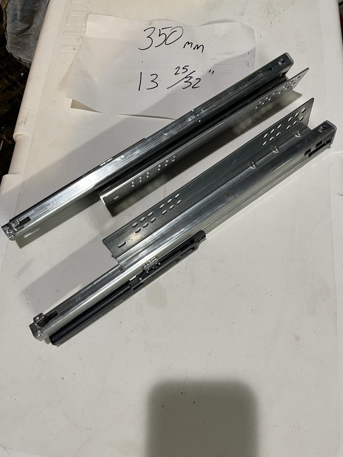 Hettich Undermount Drawer Soft Close Slides 350mm